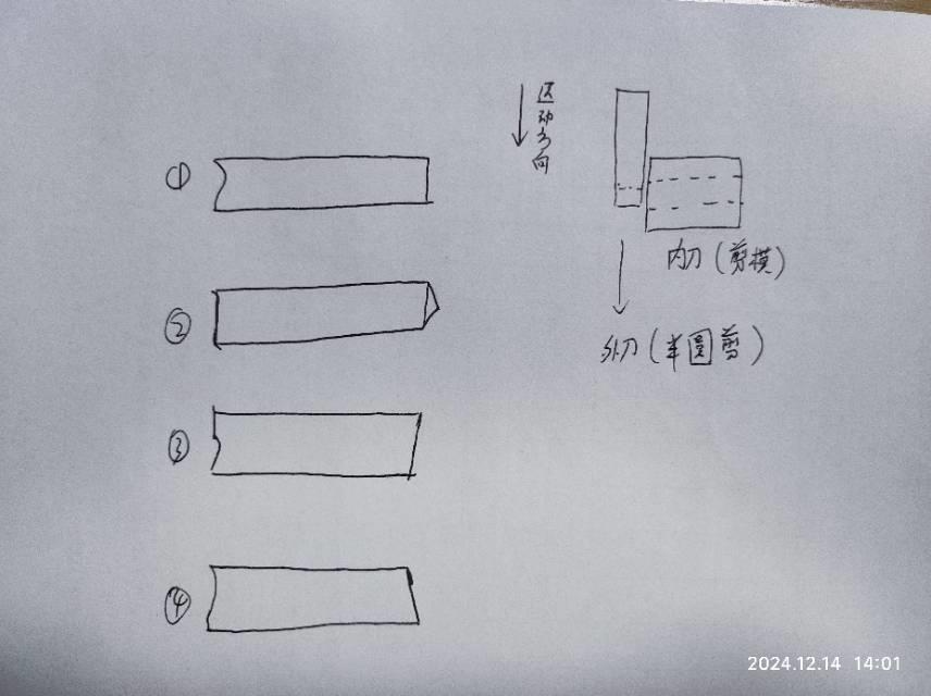 挡料杆平面角度问题？