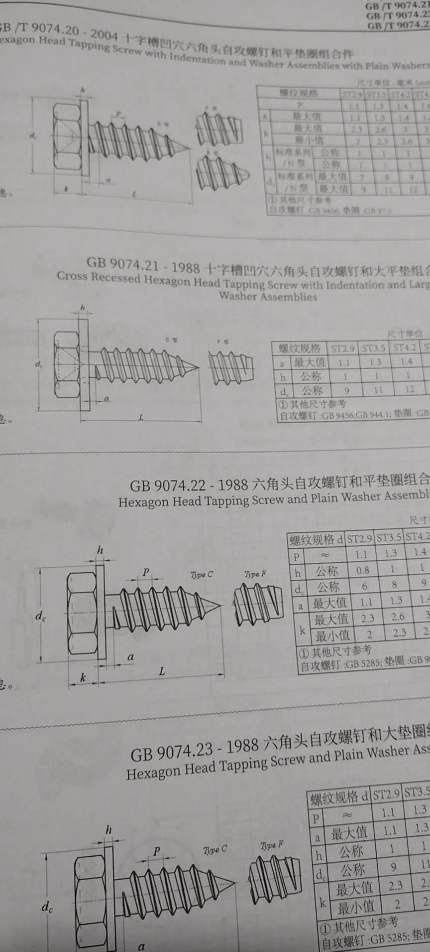 求学，自攻钉胚径和毛胚长度计算方法?